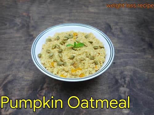 Pumpkin oatmeal | Pumpkin oatmeal recipe | Pumpkin spice oatmeal | Oatmeal recipe