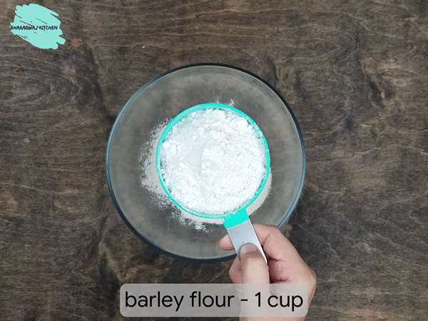 Barley flour recipe