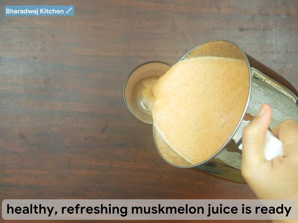 how to make muskmelon juice