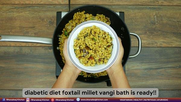 is foxtail millet good for diabetes